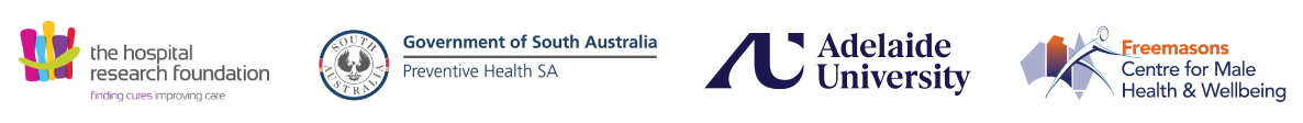 The Hospital Research Foundation, Government of South Australia — Preventive Health SA, Adelaide University, Freemasons Centre for Male Health and Wellbeing